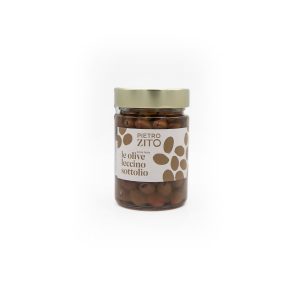 Olive Leccino in olio extravergine di oliva 340 gr