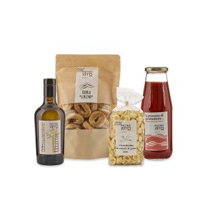 Pacco l’Assaggio 2: taralli, orecchiette, passata di pomodoro e olio