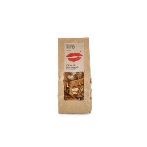 Zitucci – biscotti dolci secchi con mandorle, fichi e cioccolato in sacchetto di carta da 200 gr